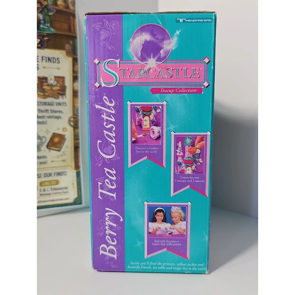 Trendmasters Starcastles Straw Berry Grape Fruit Tea Castle Polly Pocket New NIB